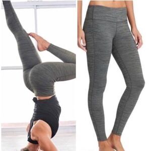 Athleta Chaturanga Yoga Tights - Heathered Gray